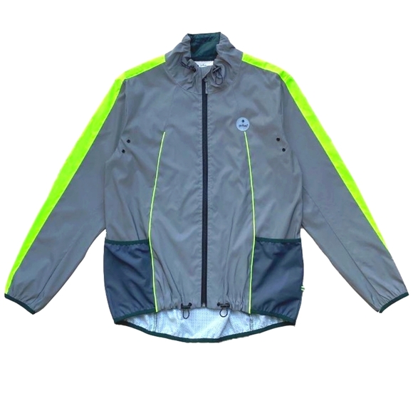 GOFLURO Other - GOFLUO Hero Reflective Cycling Jacket Grey Reflective with Fluro accents